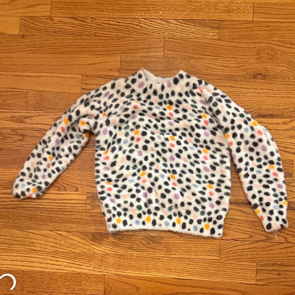 Hanna Andersson Polka Dot Cozy soft sweater